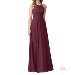 Azazie Regina Bridesmaids dress in color “grape”